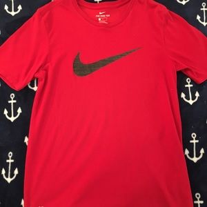 Mens Red Nike TeeShirt